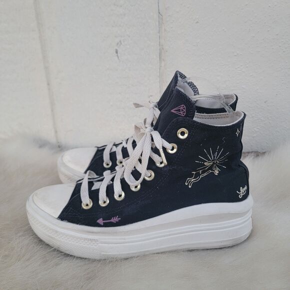 Converse Chuck Taylor All Star Move Platform Tiny Tattoos A07136C Women's Size 7 - Picture 5 of 7